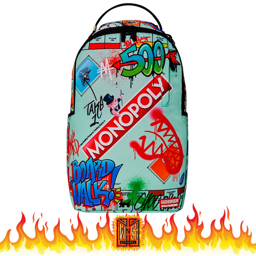 Sprayground Monopoly Do Not Pass Backpack