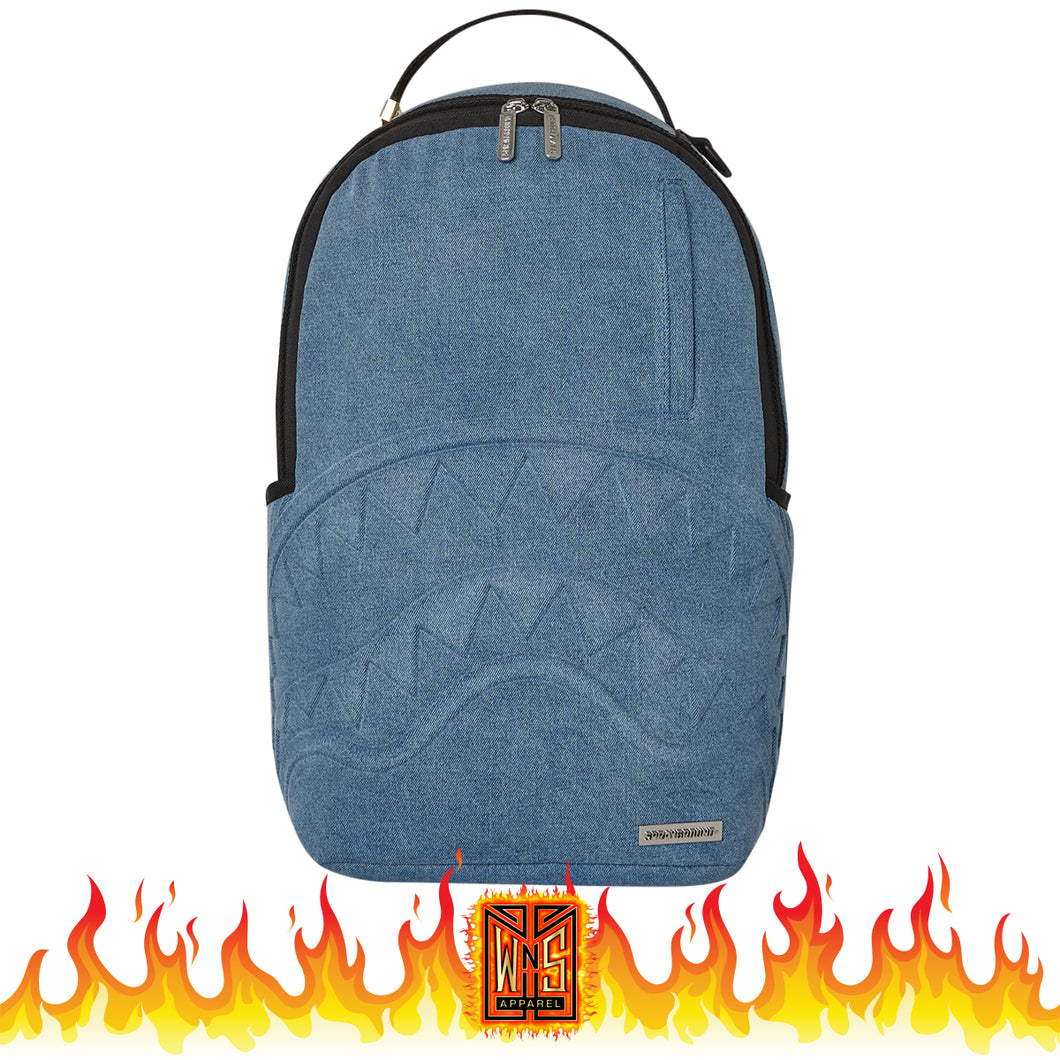 Sprayground Stonewash Denim Backpack