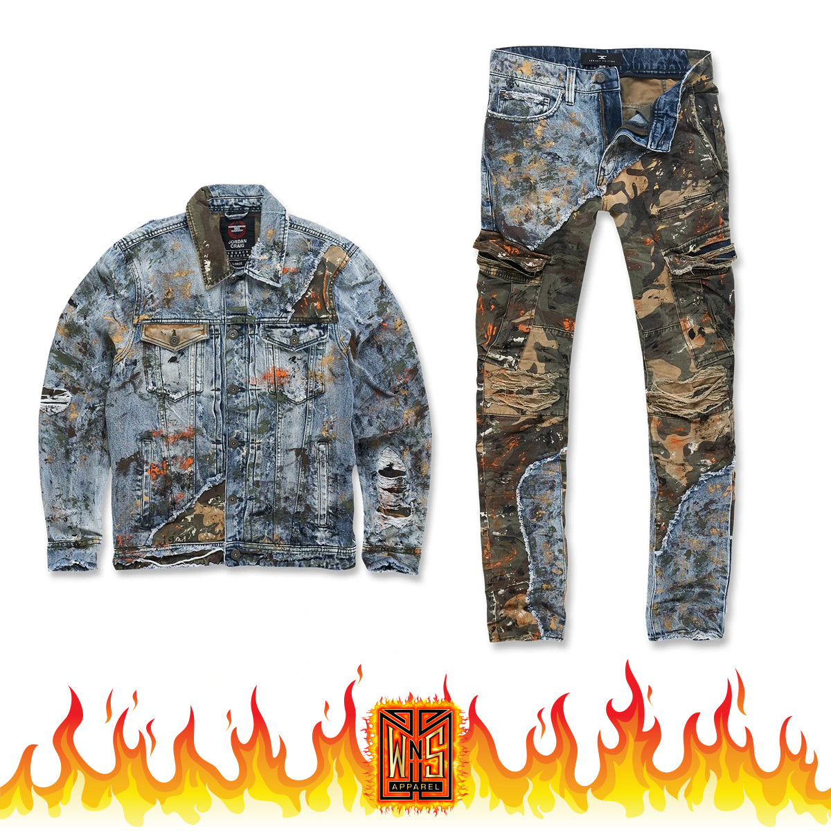 Vintage Camouflage Denim Jeans With Pockets For Men Hip Hop Streetwear And  Military Baggy Camo Cargo Pants From Vikiipedia, $38.63 | DHgate.Com