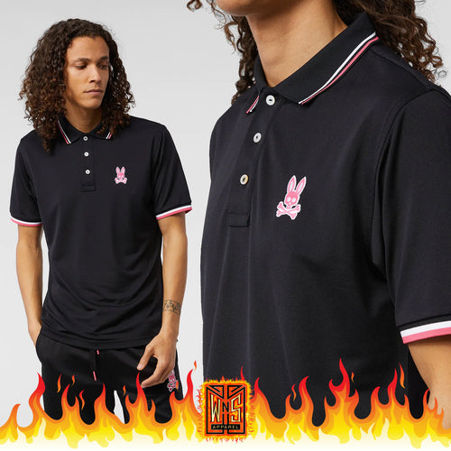 Psycho Bunny Mens Mallet Sports Polo