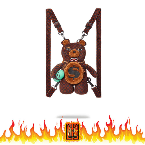 TEDDY RICK MONEYBEAR TEDDYBEAR BACKPACK